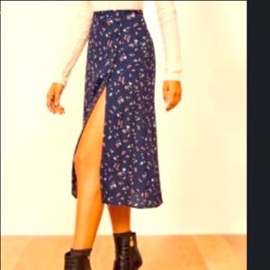 Reformation Jaime Midi Skirt Size 2